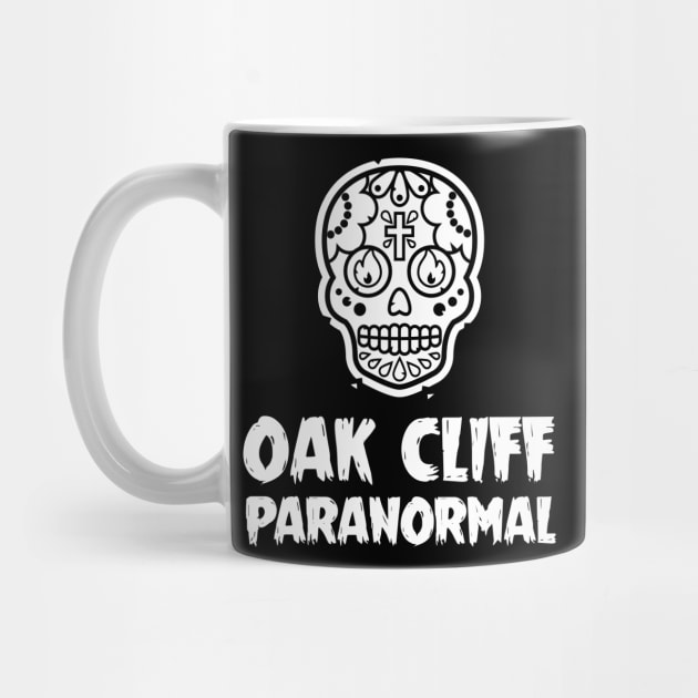 Oak Cliff Paranormal Logo Black and White by oscarmendoza22